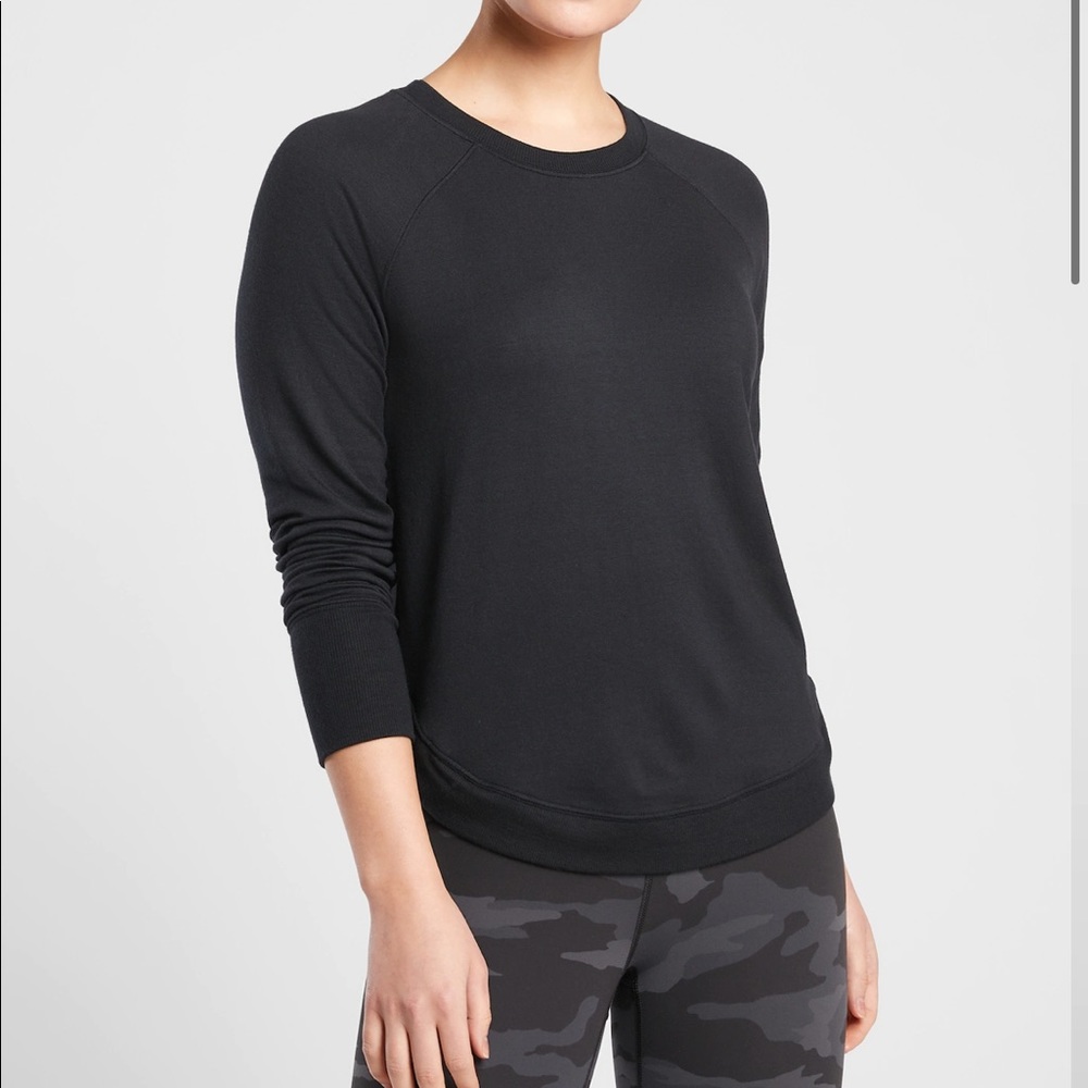 Athleta Black Mindset Sweatshirt size Small